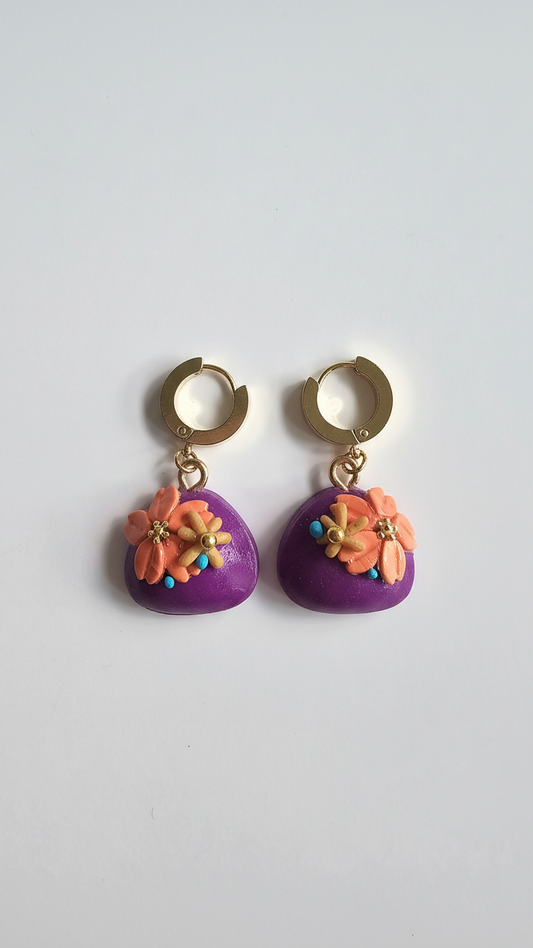 Fortune Puff Hoops