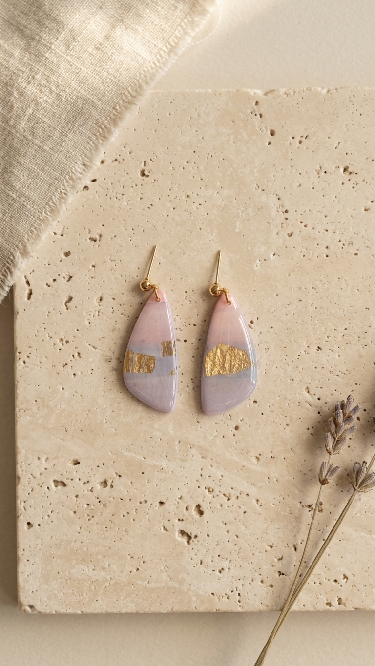 Blush Horizon Signature Dangles