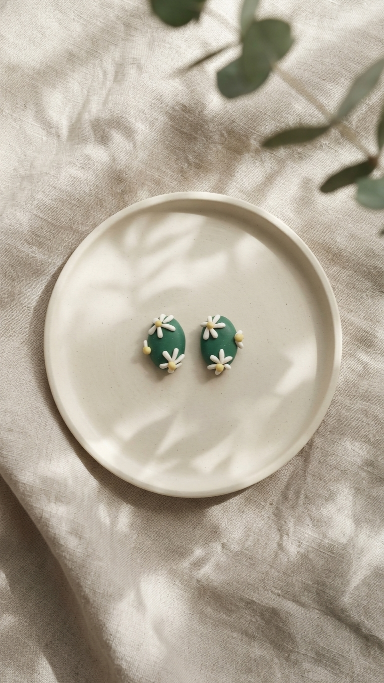 Whispering Meadow Daisy Studs