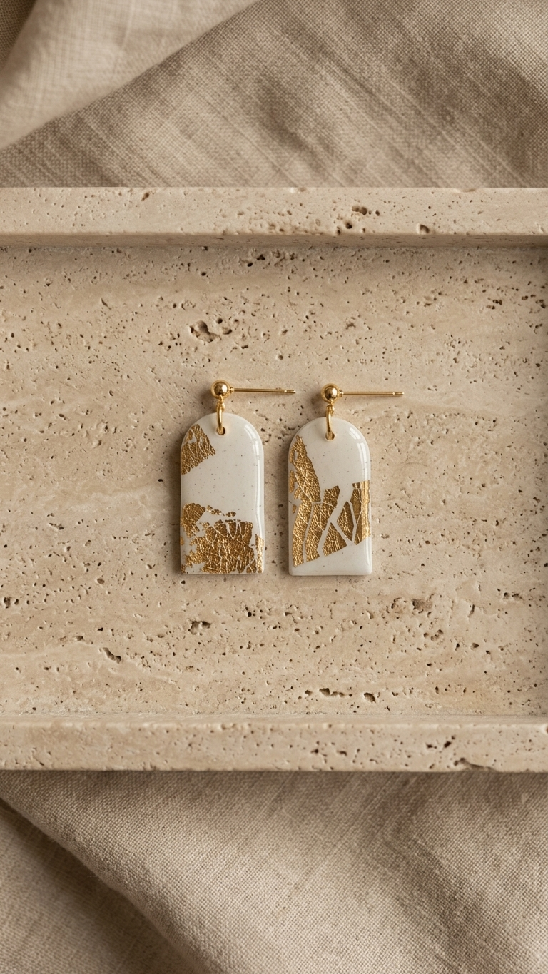 Ivory Gleam Signature Dangles