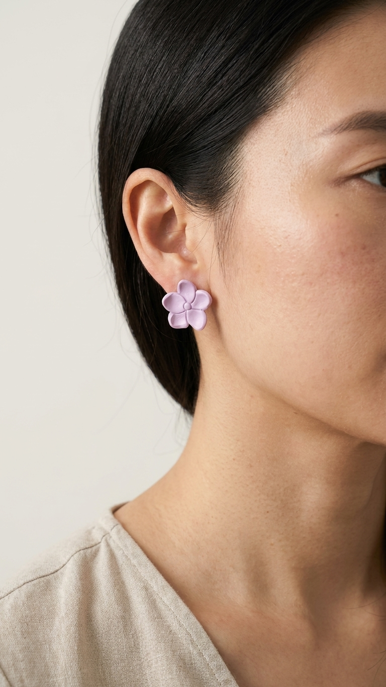 Blush Sakura Bloom Studs