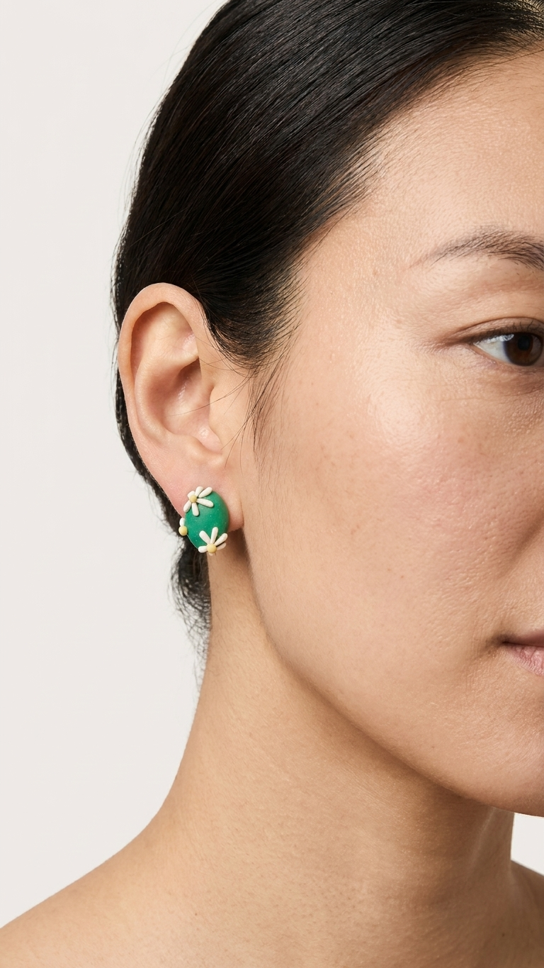 Whispering Meadow Daisy Studs
