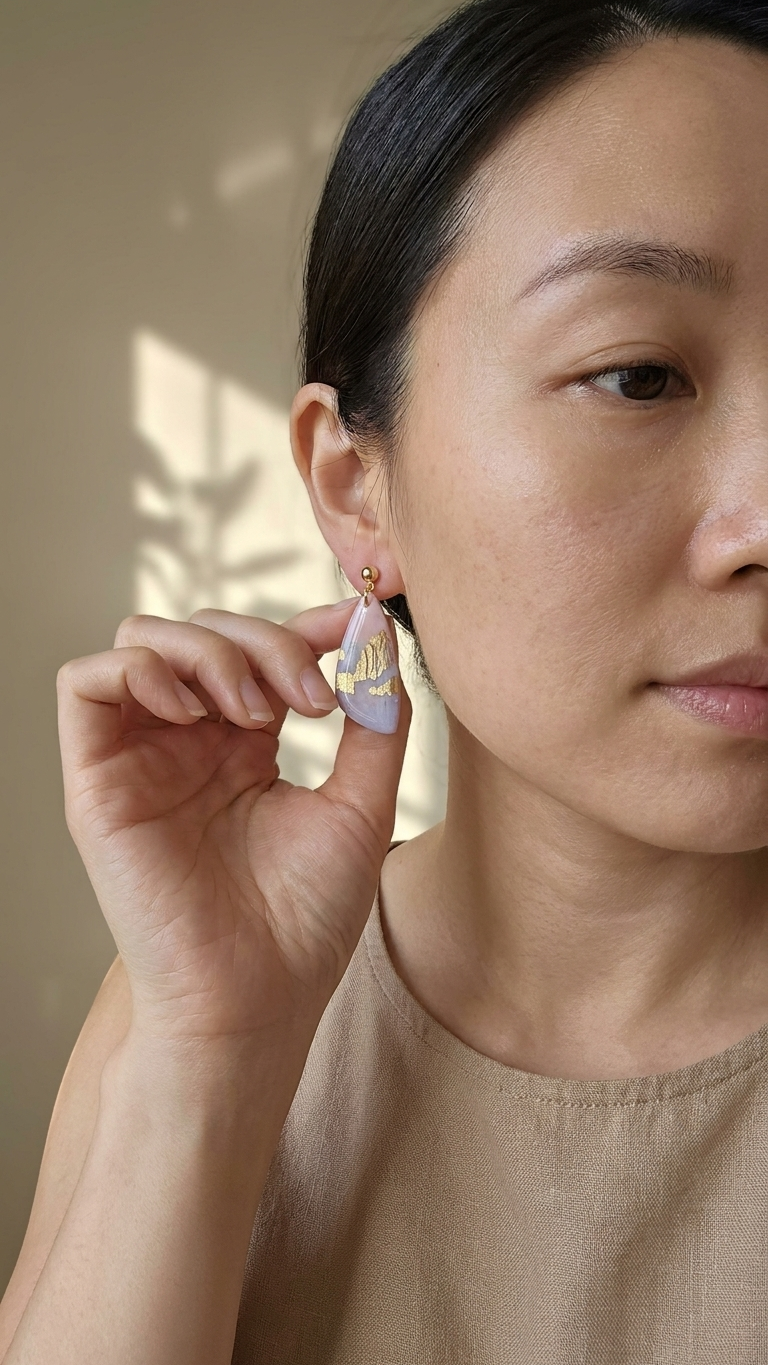 Blush Horizon Signature Dangles