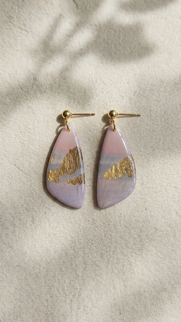 Blush Horizon Signature Dangles