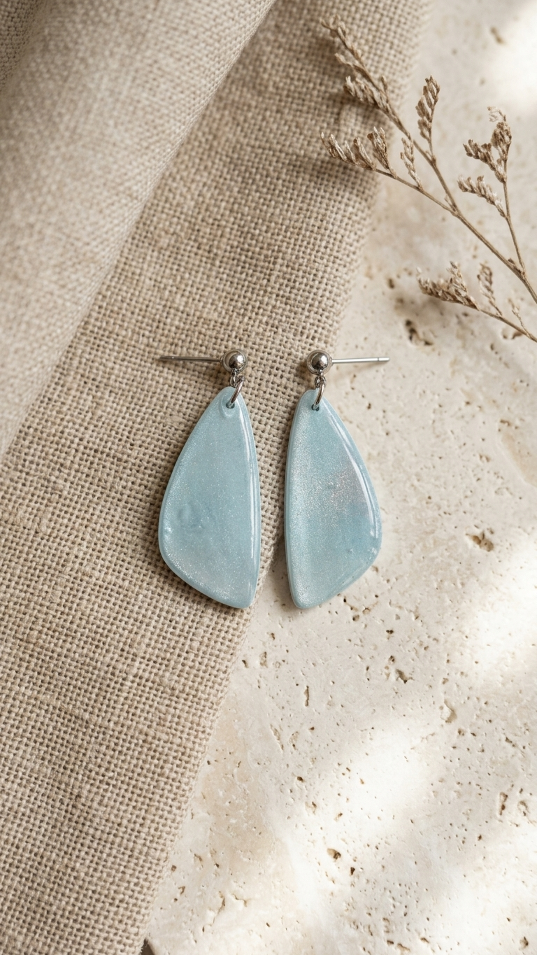 Mist Blue Signature Dangles