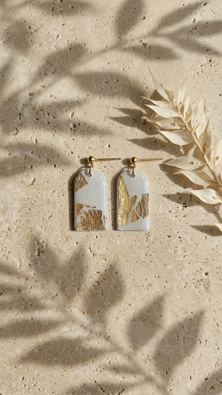 Ivory Gleam Signature Dangles