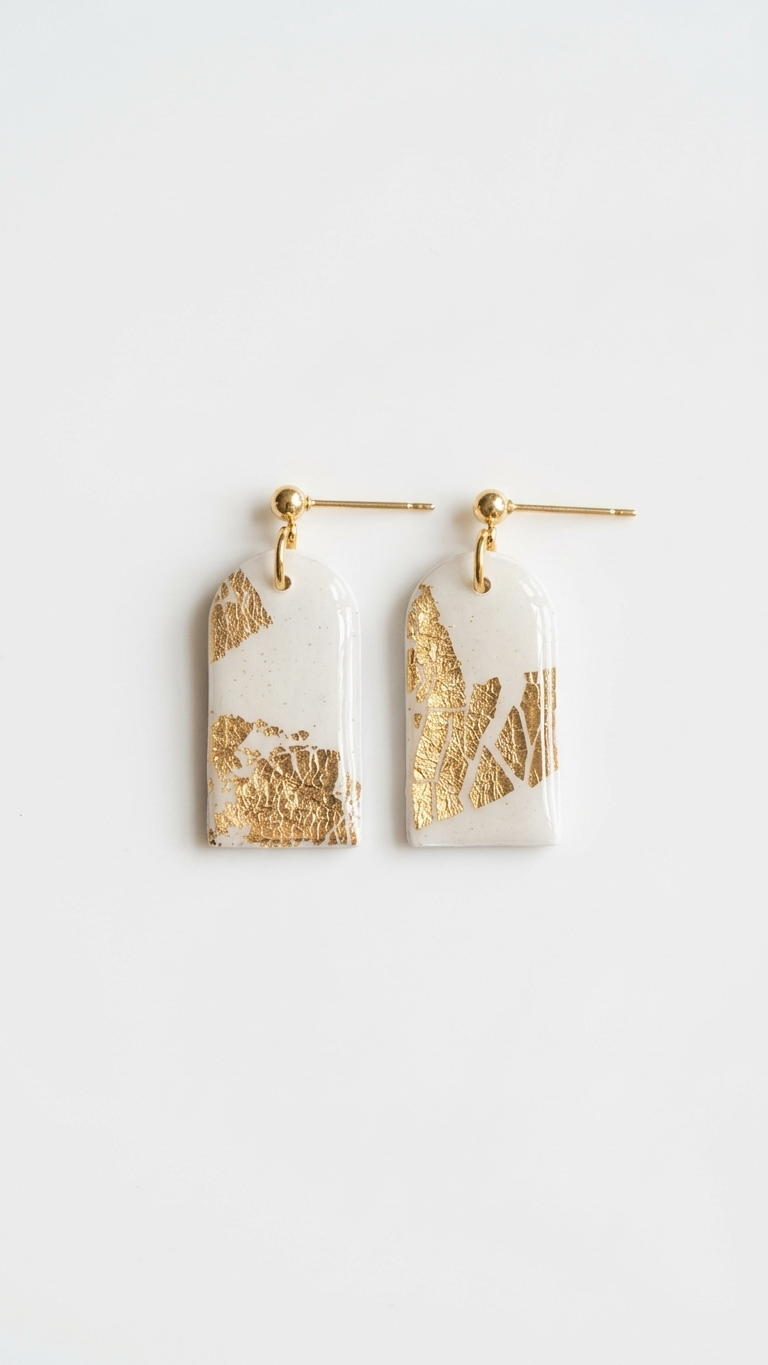 Ivory Gleam Signature Dangles