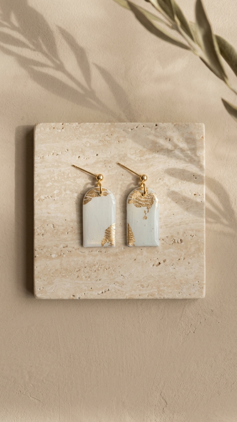Ivory Gleam Signature Dangles