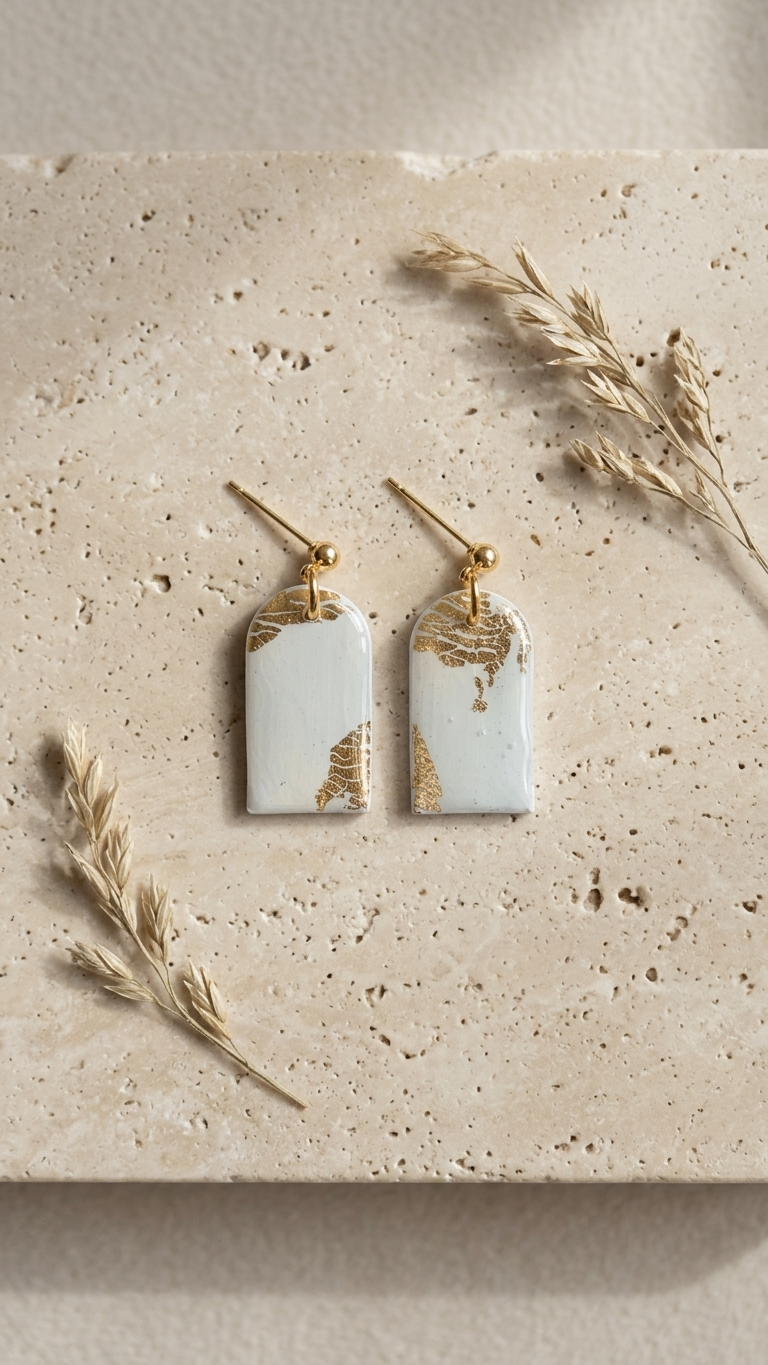 Ivory Gleam Signature Dangles