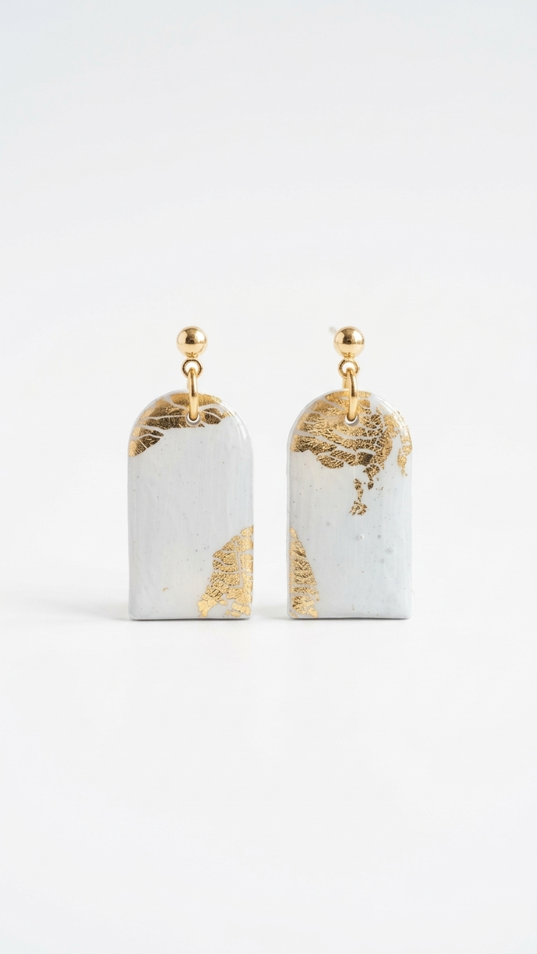 Ivory Gleam Signature Dangles